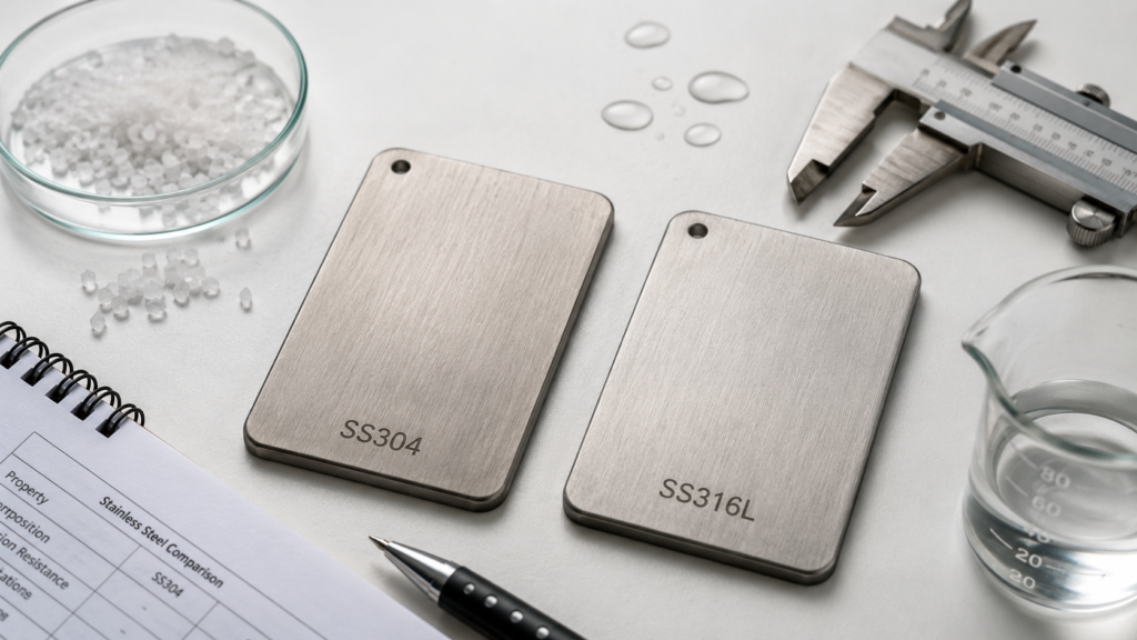 SS304 and SS316L stainless steel material comparison for processing equipmentmaterial comparison for processing equipment
